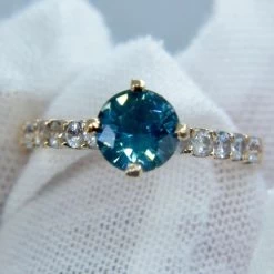 22K Gold Ring With Natural Greenish Blue Sapphire 26 22K Gold Ring With Natural Greenish Blue Sapphire -Sapphire Pal Shop 22k gold ring with natural greenish blue sapphiresapphirepal 525825
