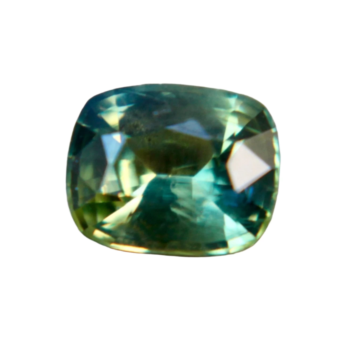Australian Natural Parti Sapphire – 1.08 Carat Cushion | Unheated Gems 1 Australian Natural Parti Sapphire – 1.08 Carat Cushion | Unheated Gems