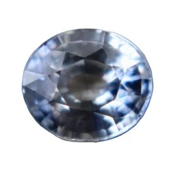 Loose Bi Coloured Sapphire – 1.76 Carat, Natural Blue White Gemstone