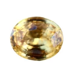 Natural Apricot Sapphire – 1.30 Carat Oval Cut | Ceylon Earth-Mined Gemstone