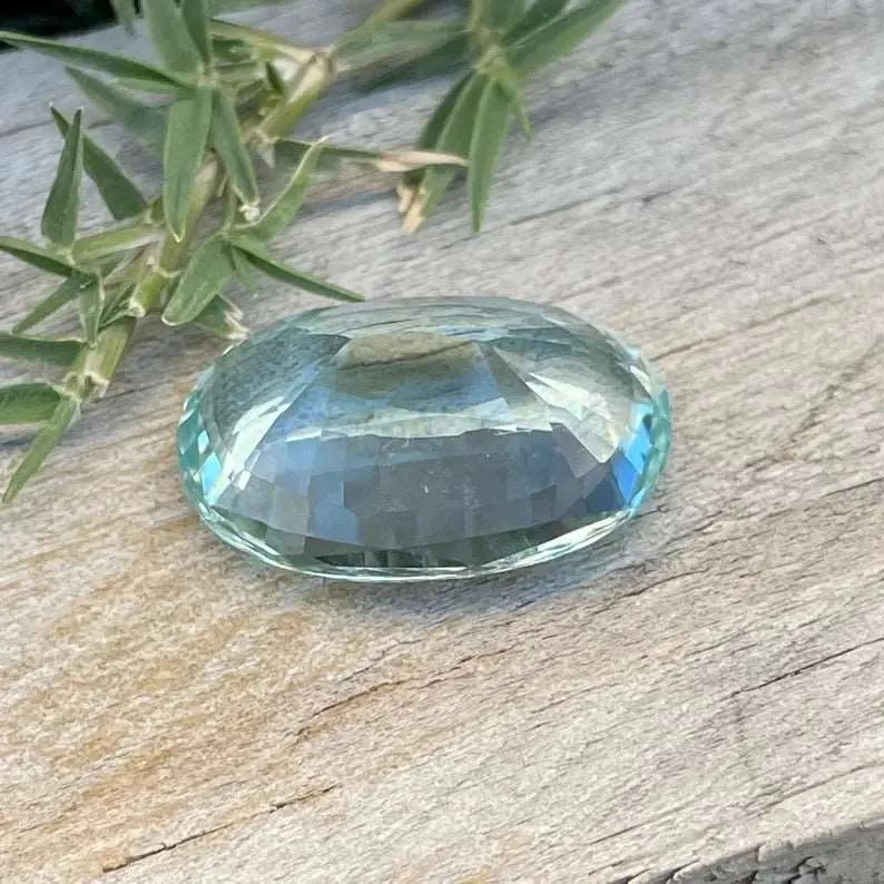 Natural Aquamarine – Oval Cut | 14.67 Carats 2 Natural Aquamarine – Oval Cut | 14.67 Carats - Image 2