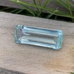 Natural Aquamarine – Long Emerald Cut | 32.41 Carats -Sapphire Pal Shop natural aquamarine 3241 caratssapphirepal 807425
