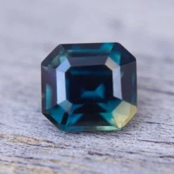 Natural Bi-Coloured Teal Sapphire – 2.14 Carat | Emerald Cut | Australian Parti Sapphire -Sapphire Pal Shop natural bi coloured teal sapphire 214 carat emerald cut australian parti sapphiresapphirepal 184178