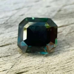 Natural Bi-Coloured Teal Sapphire – 2.14 Carat | Emerald Cut | Australian Parti Sapphire -Sapphire Pal Shop natural bi coloured teal sapphire 214 carat emerald cut australian parti sapphiresapphirepal 504567