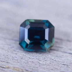 Natural Bi-Coloured Teal Sapphire – 2.14 Carat | Emerald Cut | Australian Parti Sapphire -Sapphire Pal Shop natural bi coloured teal sapphire 214 carat emerald cut australian parti sapphiresapphirepal 548205