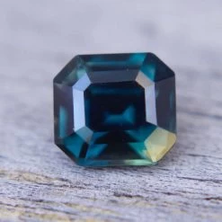 Natural Bi-Coloured Teal Sapphire – 2.14 Carat | Emerald Cut | Australian Parti Sapphire -Sapphire Pal Shop natural bi coloured teal sapphire 214 carat emerald cut australian parti sapphiresapphirepal 804779