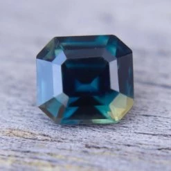 Natural Bi-Coloured Teal Sapphire – 2.14 Carat | Emerald Cut | Australian Parti Sapphire -Sapphire Pal Shop natural bi coloured teal sapphire 214 carat emerald cut australian parti sapphiresapphirepal 868389