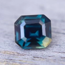 Natural Bi-Coloured Teal Sapphire – 2.14 Carat | Emerald Cut | Australian Parti Sapphire -Sapphire Pal Shop natural bi coloured teal sapphire 214 carat emerald cut australian parti sapphiresapphirepal 989366