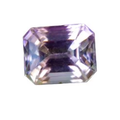 Natural Bi Coloured Tourmaline | 1.82 Carat Emerald Cut