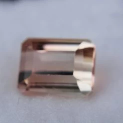 Natural Bi Coloured Tourmaline | 1.85 Carat Emerald Cut -Sapphire Pal Shop natural bi coloured tourmaline 185 carat emerald cutsapphirepal 609464