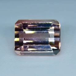 Natural Bi Coloured Tourmaline | 1.85 Carat Emerald Cut -Sapphire Pal Shop natural bi coloured tourmaline 185 carat emerald cutsapphirepal 633689