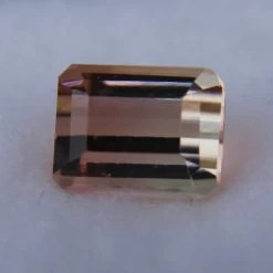 Natural Bi Coloured Tourmaline | 1.85 Carat Emerald Cut -Sapphire Pal Shop natural bi coloured tourmaline 185 carat emerald cutsapphirepal 692170