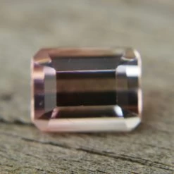 Natural Bi Coloured Tourmaline | 1.85 Carat Emerald Cut -Sapphire Pal Shop natural bi coloured tourmaline 185 carat emerald cutsapphirepal 862068