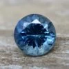 Natural Blue Green Sapphire – 0.42 Carat | Round Cut | Untreated | Madagascar Origin