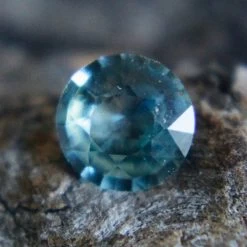Natural Blue Green Sapphire – 0.54 Carat Round Cut From Madagascar -Sapphire Pal Shop natural blue green sapphire 054 carat round cut from madagascarsapphirepal 522588