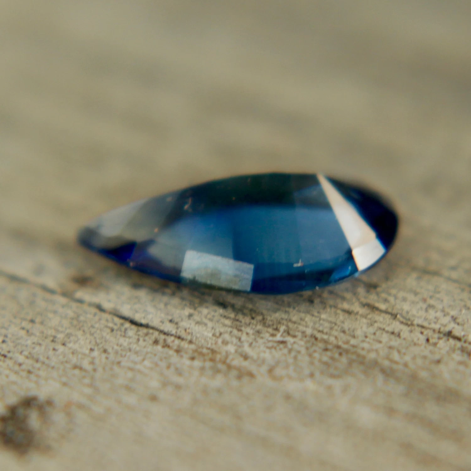Natural Blue Green Sapphire – 0.64 Carat Pear Cut | Unheated Madagascar Gemstone 3 Natural Blue Green Sapphire – 0.64 Carat Pear Cut | Unheated Madagascar Gemstone - Image 3