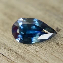 Natural Blue Green Sapphire – 0.64 Carat Pear Cut | Unheated Madagascar Gemstone