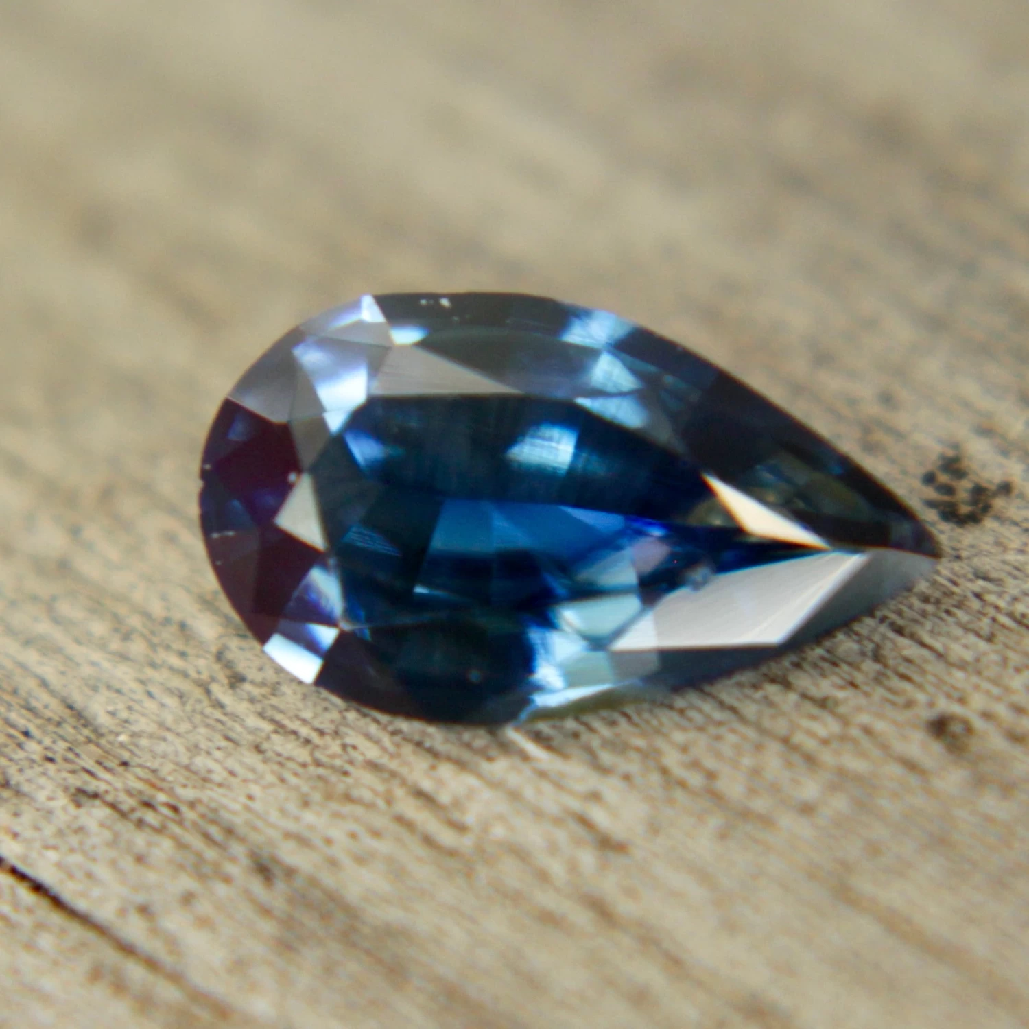 Natural Blue Green Sapphire – 0.64 Carat Pear Cut | Unheated Madagascar Gemstone 6 Natural Blue Green Sapphire – 0.64 Carat Pear Cut | Unheated Madagascar Gemstone - Image 6