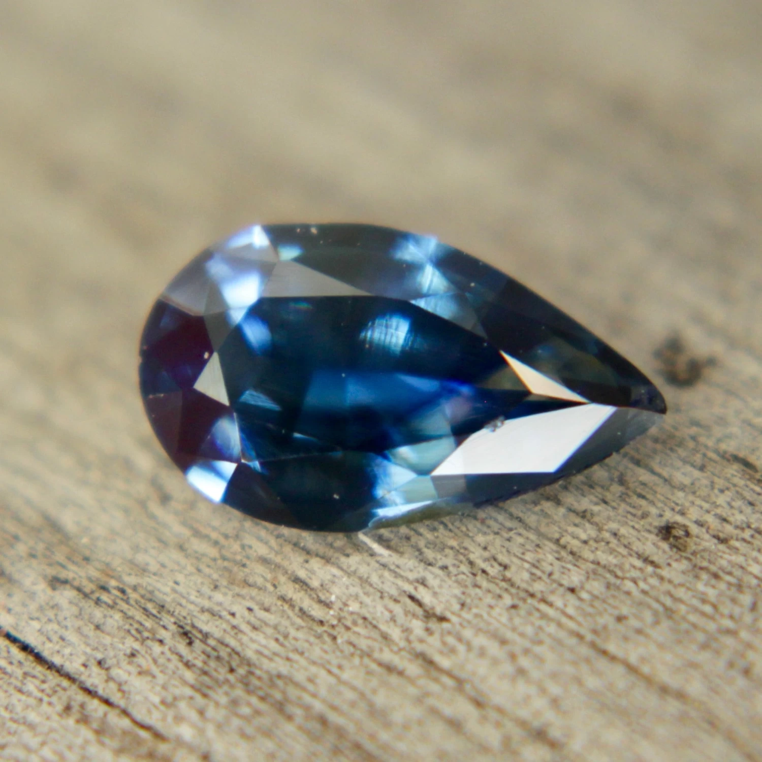 Natural Blue Green Sapphire – 0.64 Carat Pear Cut | Unheated Madagascar Gemstone 5 Natural Blue Green Sapphire – 0.64 Carat Pear Cut | Unheated Madagascar Gemstone - Image 5