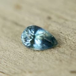Natural Blue Green Sapphire – 0.76 Carat Pear Cut | Unheated Madagascar Gemstone -Sapphire Pal Shop natural blue green sapphire 076 carat pear cut unheated madagascar gemstonesapphirepal 136459