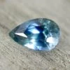 Natural Blue Green Sapphire – 0.76 Carat Pear Cut | Unheated Madagascar Gemstone
