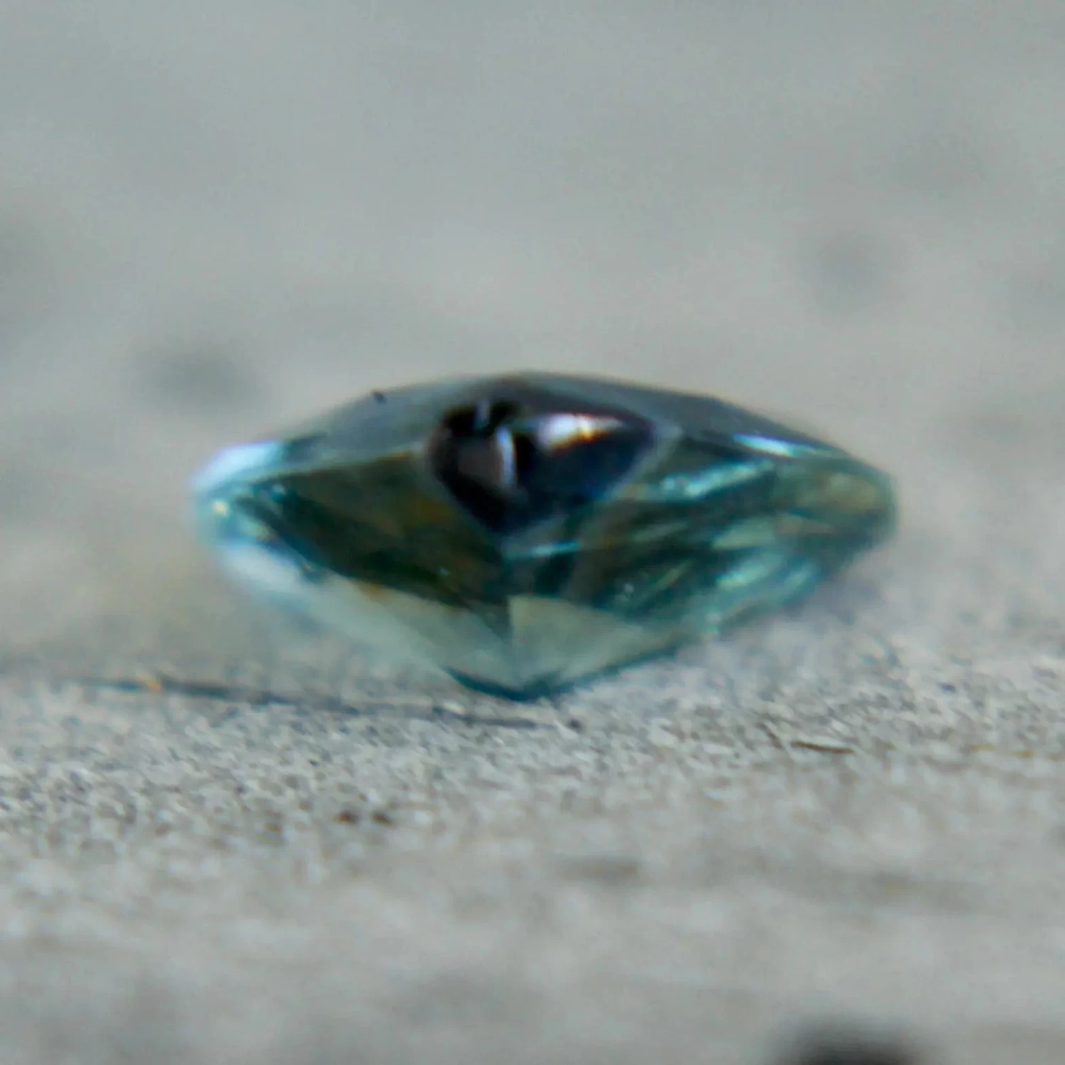 Natural Blue Green Sapphire – 0.80 Carat Trillion Cut | Unheated Madagascar Gemstone 2 Natural Blue Green Sapphire – 0.80 Carat Trillion Cut | Unheated Madagascar Gemstone - Image 2