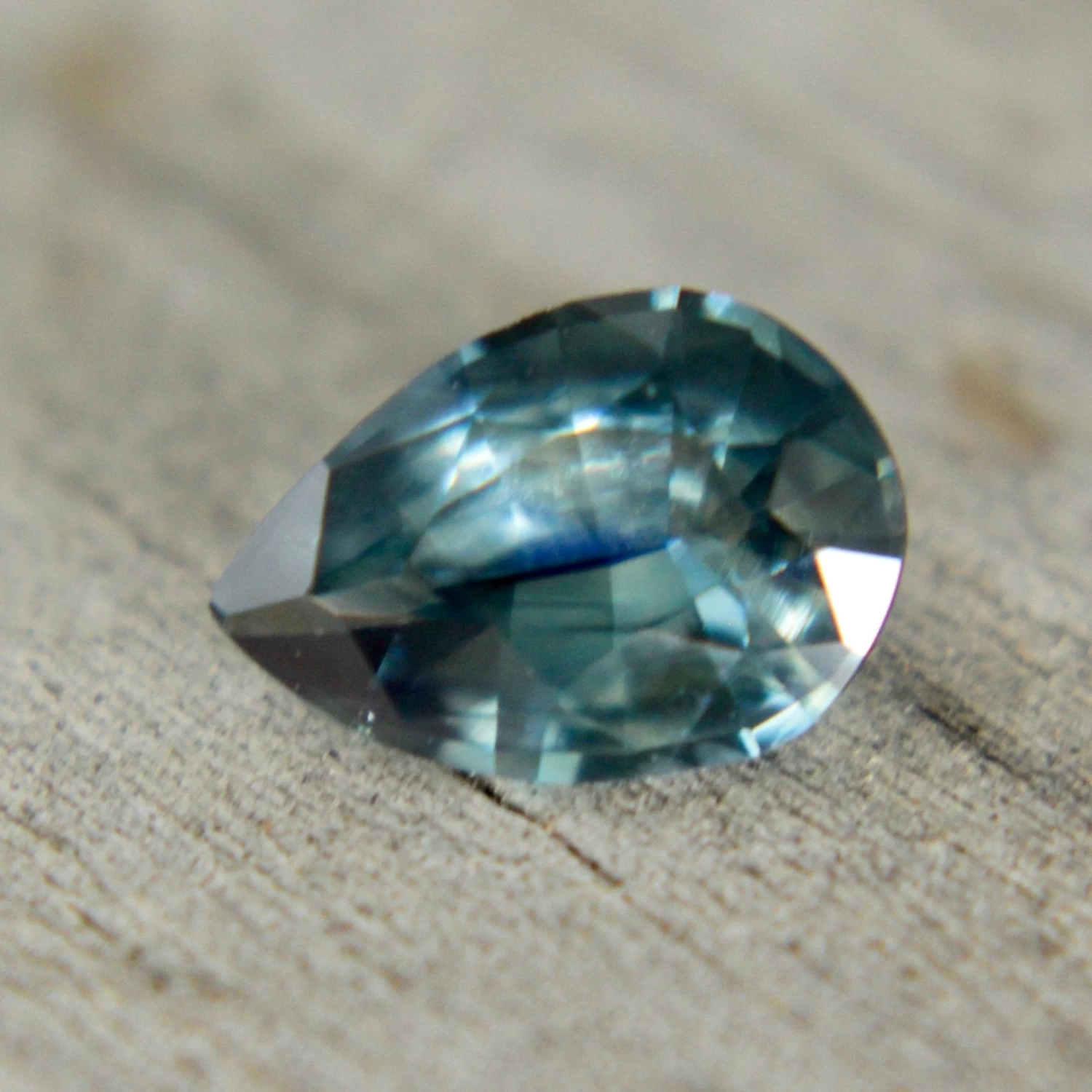 Natural Blue Green Sapphire – 0.83 Carat Pear Cut | Unheated Madagascar Gemstone 7 Natural Blue Green Sapphire – 0.83 Carat Pear Cut | Unheated Madagascar Gemstone - Image 7