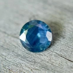 Natural Blue Green Sapphire – 0.84 Carat Round Cut | Unheated Madagascar Gemstone -Sapphire Pal Shop natural blue green sapphire 084 carat round cut unheated madagascar gemstonesapphirepal 698488