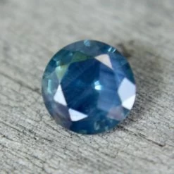 Natural Blue Green Sapphire – 0.84 Carat Round Cut | Unheated Madagascar Gemstone -Sapphire Pal Shop natural blue green sapphire 084 carat round cut unheated madagascar gemstonesapphirepal 852735