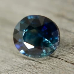Natural Blue Green Sapphire – 0.95 Carat Oval Cut | Unheated Madagascar Gemstone