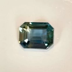 Natural Blue Green Sapphire – 0.96 Carat Emerald Cut -Sapphire Pal Shop natural blue green sapphire 096 carat emerald cutsapphirepal 433595