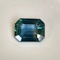 Natural Blue Green Sapphire – 0.96 Carat Emerald Cut -Sapphire Pal Shop natural blue green sapphire 096 carat emerald cutsapphirepal 535813
