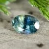 Natural Blue Green Sapphire – 0.96 Carat Oval Cut | Unheated Madagascar Gemstone