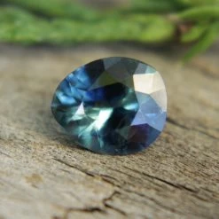 Natural Blue Green Sapphire – 0.97 Carat Pear Cut | Unheated Madagascar Gemstone