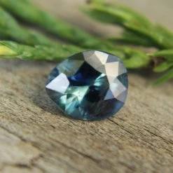 Natural Blue Green Sapphire – 0.97 Carat Pear Cut | Unheated Madagascar Gemstone -Sapphire Pal Shop natural blue green sapphire 097 carat pear cut unheated madagascar gemstonesapphirepal 880755