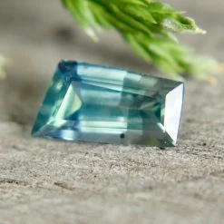 Natural Blue Green Sapphire – 1.00 Carat Tapered Baguette Cut | Unheated Madagascar Gemstone -Sapphire Pal Shop natural blue green sapphire 100 carat tapered baguette cut unheated madagascar gemstonesapphirepal 187280