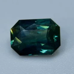 Natural Blue Green Sapphire – 1.01 Carat Emerald Cut | Unheated Madagascar Gemstone -Sapphire Pal Shop natural blue green sapphire 101 carat emerald cut unheated madagascar gemstonesapphirepal 743375