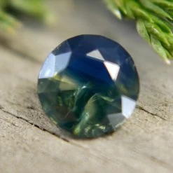 Natural Blue Green Sapphire – 1.08 Carat Round Cut | Unheated Madagascar Gemstone -Sapphire Pal Shop natural blue green sapphire 108 carat round cut unheated madagascar gemstonesapphirepal 559011