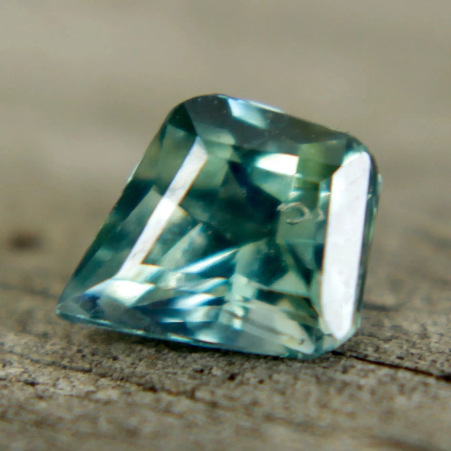 Natural Blue Green Sapphire – 1.12 Carat Freeform Cut | Madagascar 1 Natural Blue Green Sapphire – 1.12 Carat Freeform Cut | Madagascar