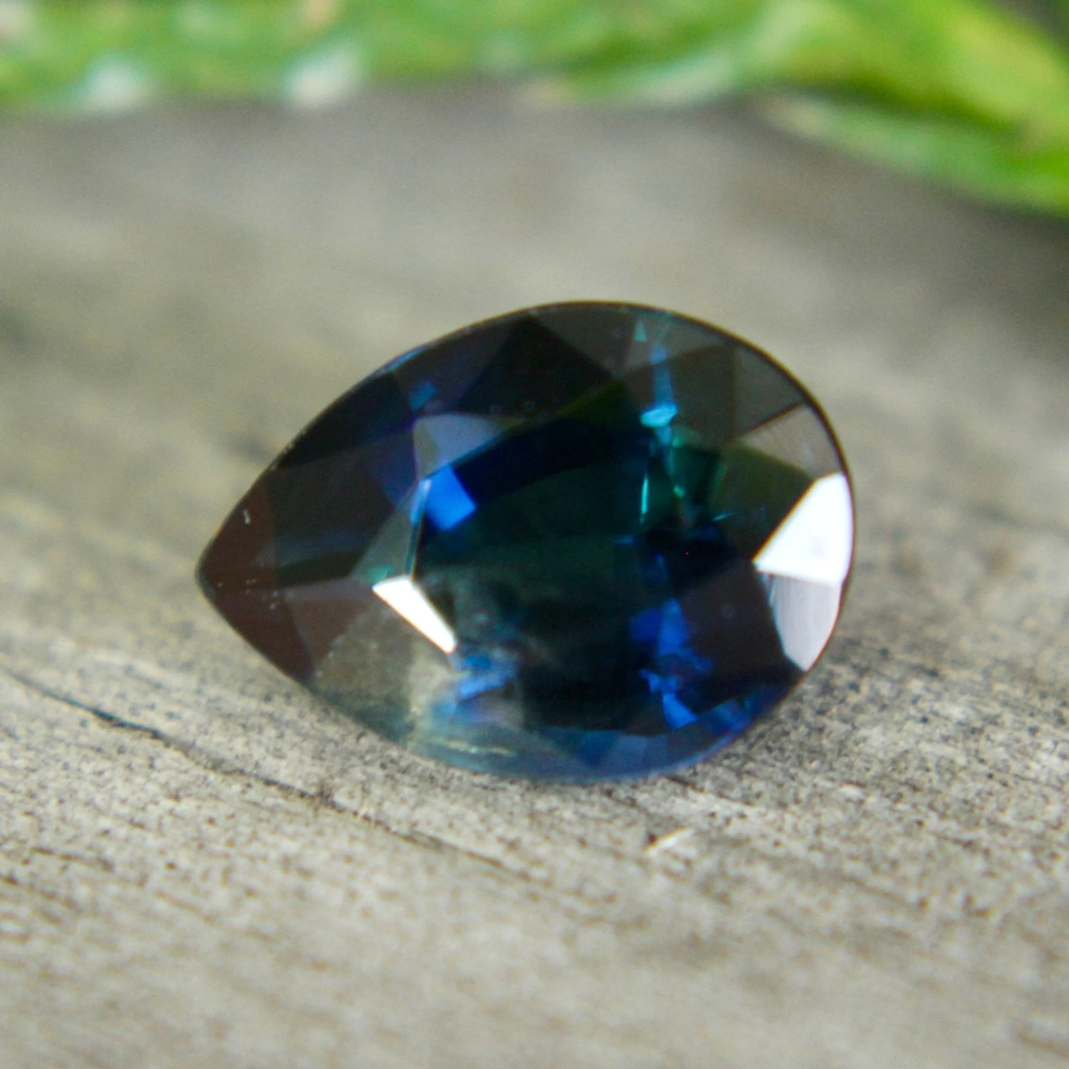 Natural Blue Green Sapphire – 1.12 Carat Pear Cut | Unheated Madagascar Gemstone 1 Natural Blue Green Sapphire – 1.12 Carat Pear Cut | Unheated Madagascar Gemstone