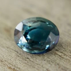 Natural Blue Green Sapphire – 1.16 Carat Oval Cut | Unheated Madagascar Gemstone