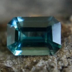 Natural Blue Green Sapphire – 1.17 Carat Emerald Cut | Unheated | Madagascar -Sapphire Pal Shop natural blue green sapphire 117 carat emerald cut unheated madagascarsapphirepal 881233