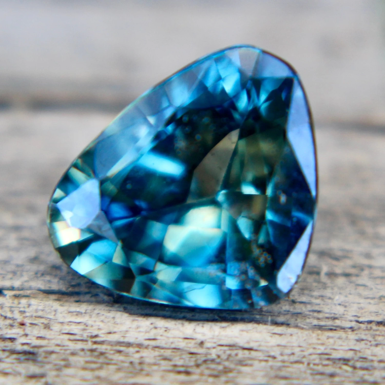 Natural Blue Green Sapphire – 1.31 Carat Trillion Cut | Unheated Madagascar Gemstone 10 Natural Blue Green Sapphire – 1.31 Carat Trillion Cut | Unheated Madagascar Gemstone - Image 10