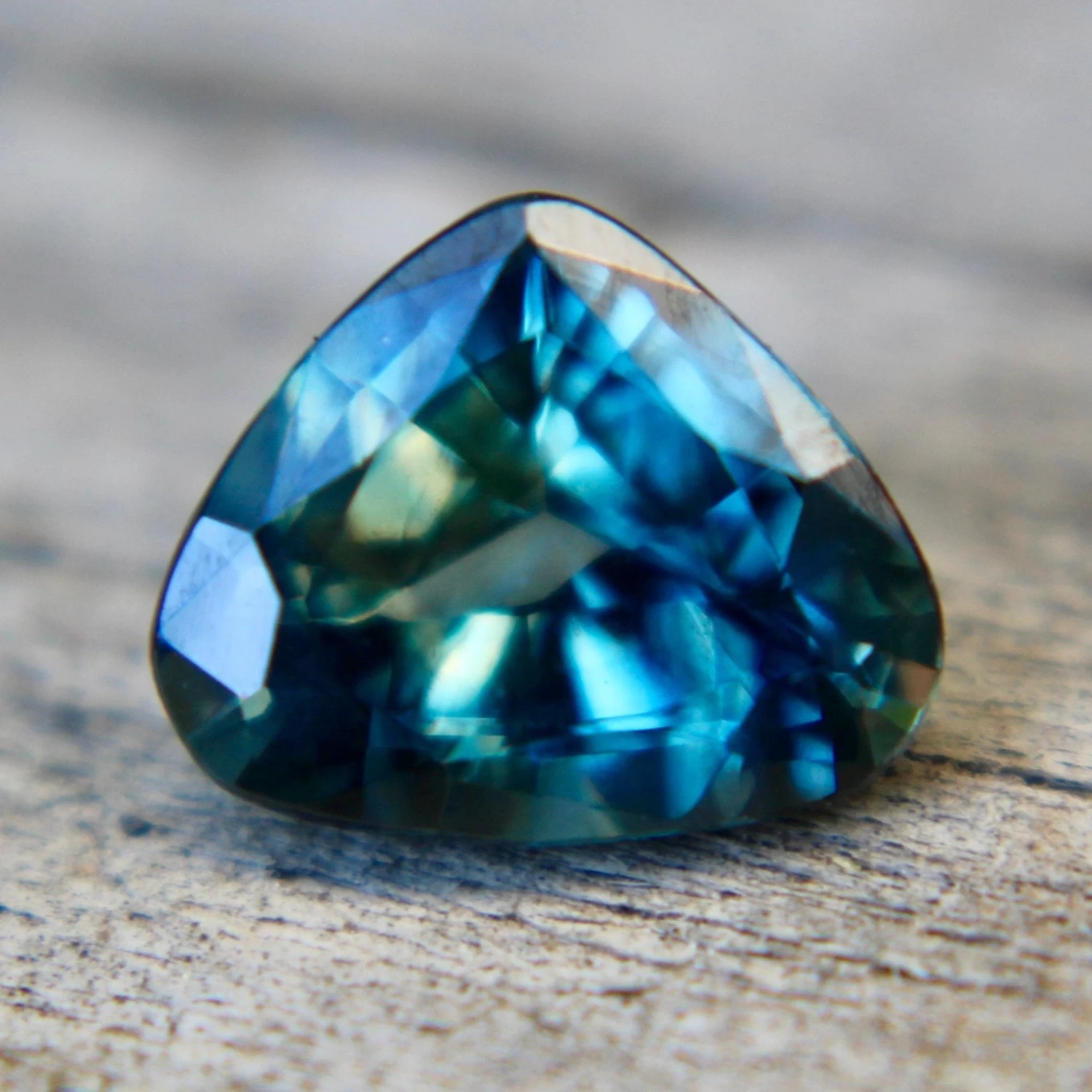 Natural Blue Green Sapphire – 1.31 Carat Trillion Cut | Unheated Madagascar Gemstone 9 Natural Blue Green Sapphire – 1.31 Carat Trillion Cut | Unheated Madagascar Gemstone - Image 9