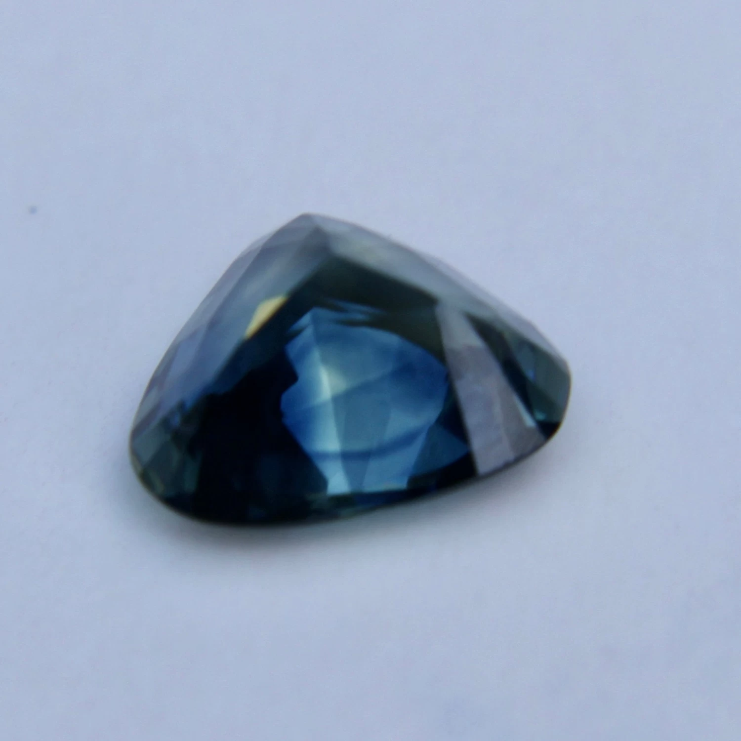 Natural Blue Green Sapphire – 1.31 Carat Trillion Cut | Unheated Madagascar Gemstone 6 Natural Blue Green Sapphire – 1.31 Carat Trillion Cut | Unheated Madagascar Gemstone - Image 6