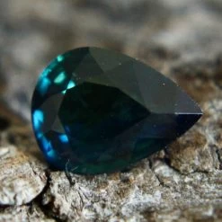 Natural Blue Green Sapphire – 1.33 Carat Pear Cut | Unheated | Eye Clean -Sapphire Pal Shop natural blue green sapphire 133 carat pear cut unheated eye cleansapphirepal 116569