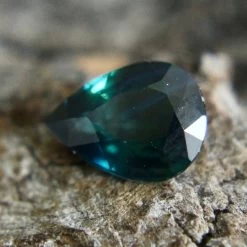 Natural Blue Green Sapphire – 1.33 Carat Pear Cut | Unheated | Eye Clean -Sapphire Pal Shop natural blue green sapphire 133 carat pear cut unheated eye cleansapphirepal 466372