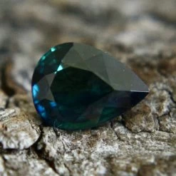 Natural Blue Green Sapphire – 1.33 Carat Pear Cut | Unheated | Eye Clean -Sapphire Pal Shop natural blue green sapphire 133 carat pear cut unheated eye cleansapphirepal 507093