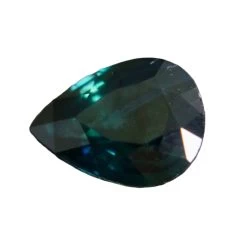 Natural Blue Green Sapphire – 1.33 Carat Pear Cut | Unheated | Eye Clean