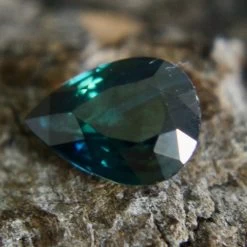 Natural Blue Green Sapphire – 1.33 Carat Pear Cut | Unheated | Eye Clean -Sapphire Pal Shop natural blue green sapphire 133 carat pear cut unheated eye cleansapphirepal 761430